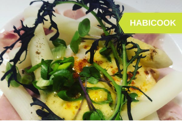 habicook: asperges met ham mousseline