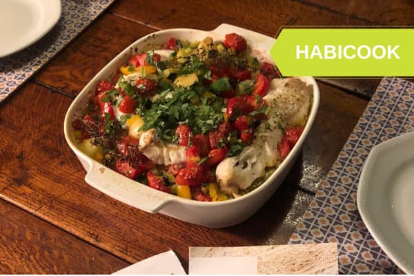 habicook : cabillaud au four à la provençale